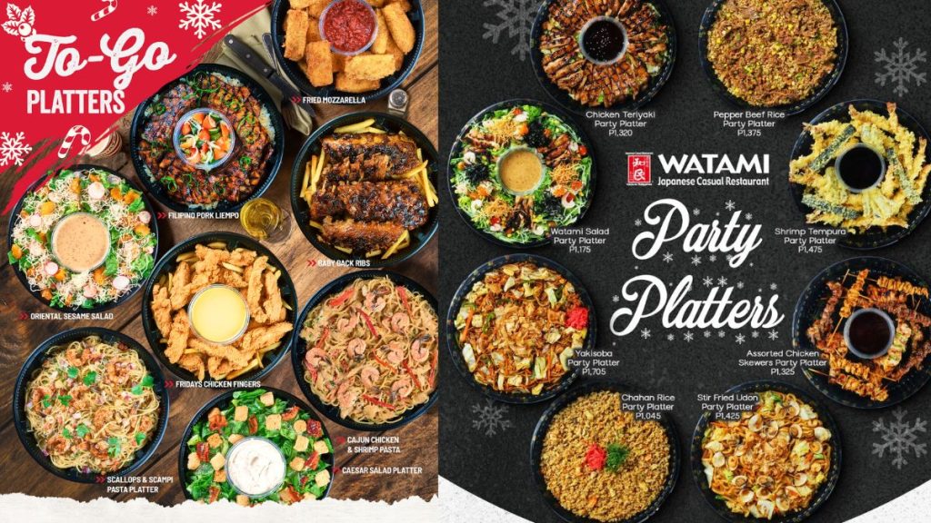 Stress-Free Holiday Feasts with TGI Fridays and Watami Platters 1 TGI Fridays and Watami Holiday Platters