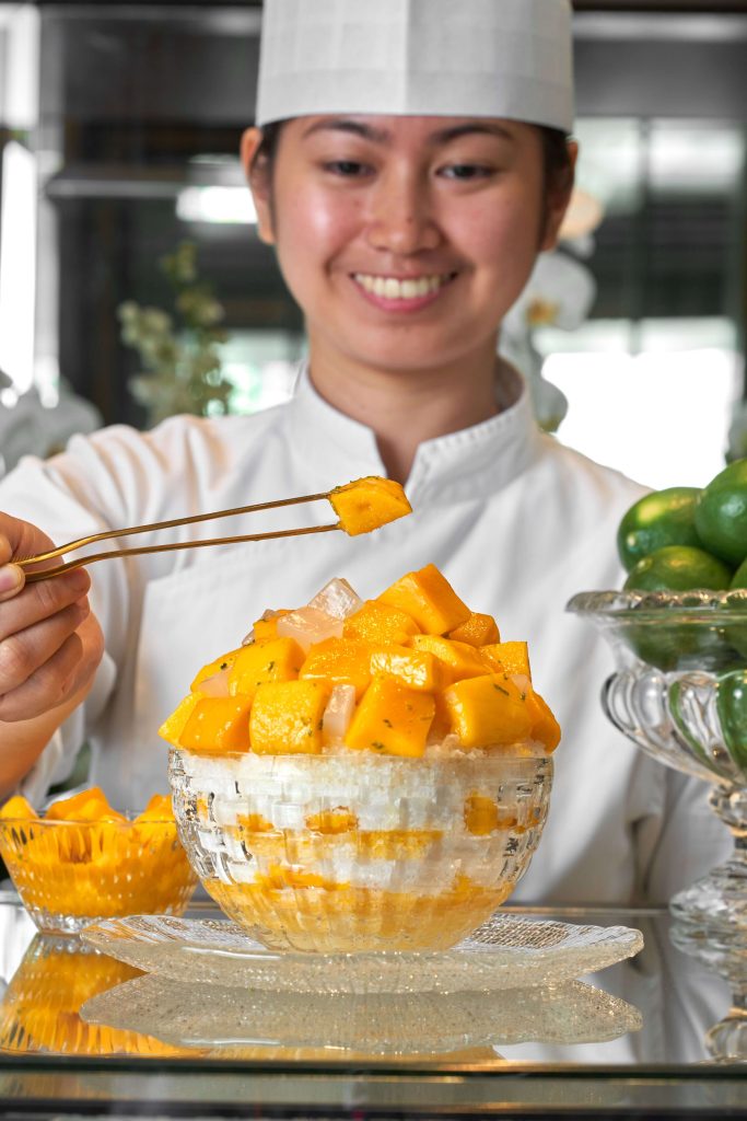 Grand Hyatt Manila unveils New Merienda Cena Menu and a Seasonal Afternoon Tea Experience at The Lounge 5 One of the highlights Mango Binsgu a Korean dessert made with shaved condensed milk fresh mango coconut ice cream and passion mango sauce condensed milk